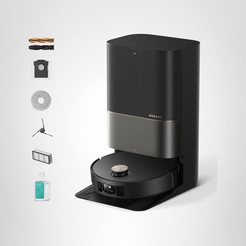 DREAME X50 Ultra White Robot Vacuum and Mop with Auto-Empty and Mop Self-Cleaning, 20,000Pa Suction, Obstacle Avoidance and 360° Navigation, Corner to Edge Deep Cleaning, Detangling Brush