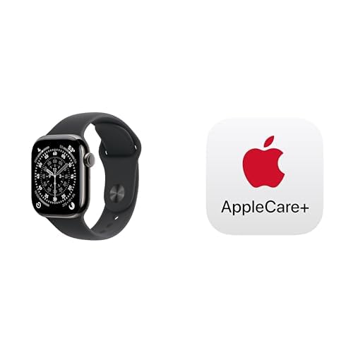 Apple Watch Series 11 [GPS 42mm] Smartwatch with Jet Black Aluminum Case with Black Sport Band - S/M. Sleep Score, Fitness Tracker, Health Monitoring, Always-On Display, Water Resistant