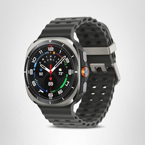 Samsung Galaxy Watch Ultra (2025) 47mm LTE Smartwatch, Titanium Casing, Advanced Sleep Coaching, Running Coach, Energy Score, Heart Rate Tracking, GPS, Titanium Blue [US Version, 2 Yr Warranty]