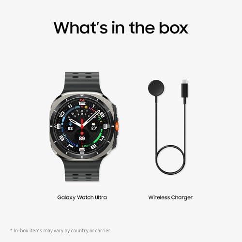 Samsung Galaxy Watch Ultra (2025) 47mm LTE Smartwatch, Titanium Casing, Advanced Sleep Coaching, Running Coach, Energy Score, Heart Rate Tracking, GPS, Titanium Blue [US Version, 2 Yr Warranty]