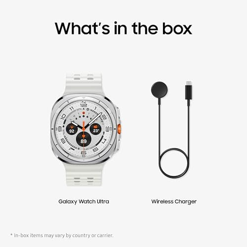 Samsung Galaxy Watch Ultra (2025) 47mm LTE Smartwatch, Titanium Casing, Advanced Sleep Coaching, Running Coach, Energy Score, Heart Rate Tracking, GPS, Titanium Blue [US Version, 2 Yr Warranty]