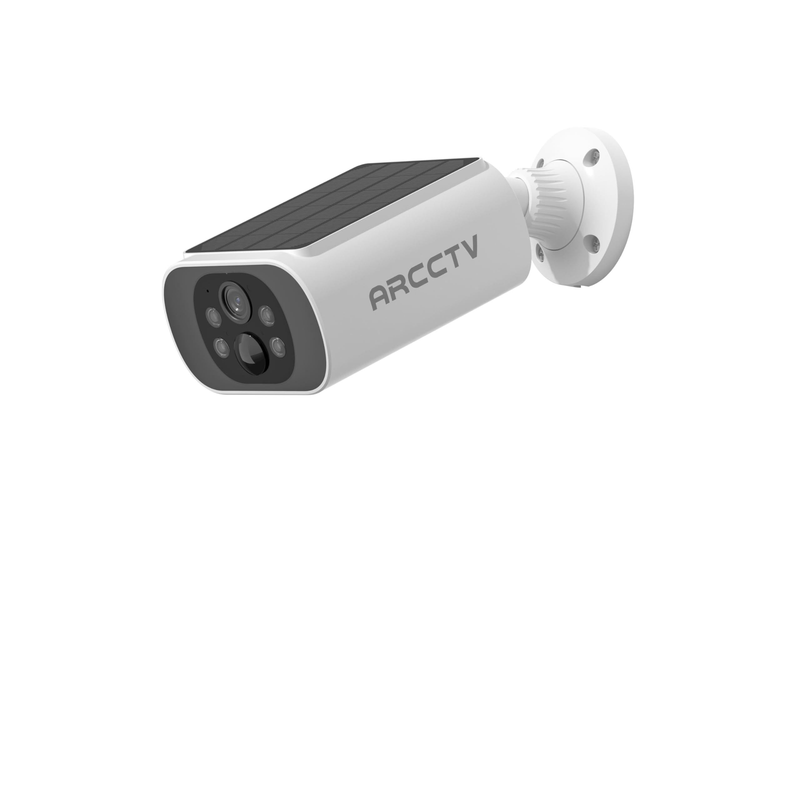 ARCCTV Solar Security Cameras Wireless Outdoor, 4 Cam-Kit, 4MP Solar Security Camera Wireless System, Color Night Vision, Motion Detection, No Monthly Fee, 32GB Memory Card