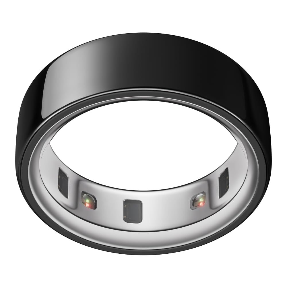 Oura Ring 4 Smart Ring – Silver, Size 10, Titanium