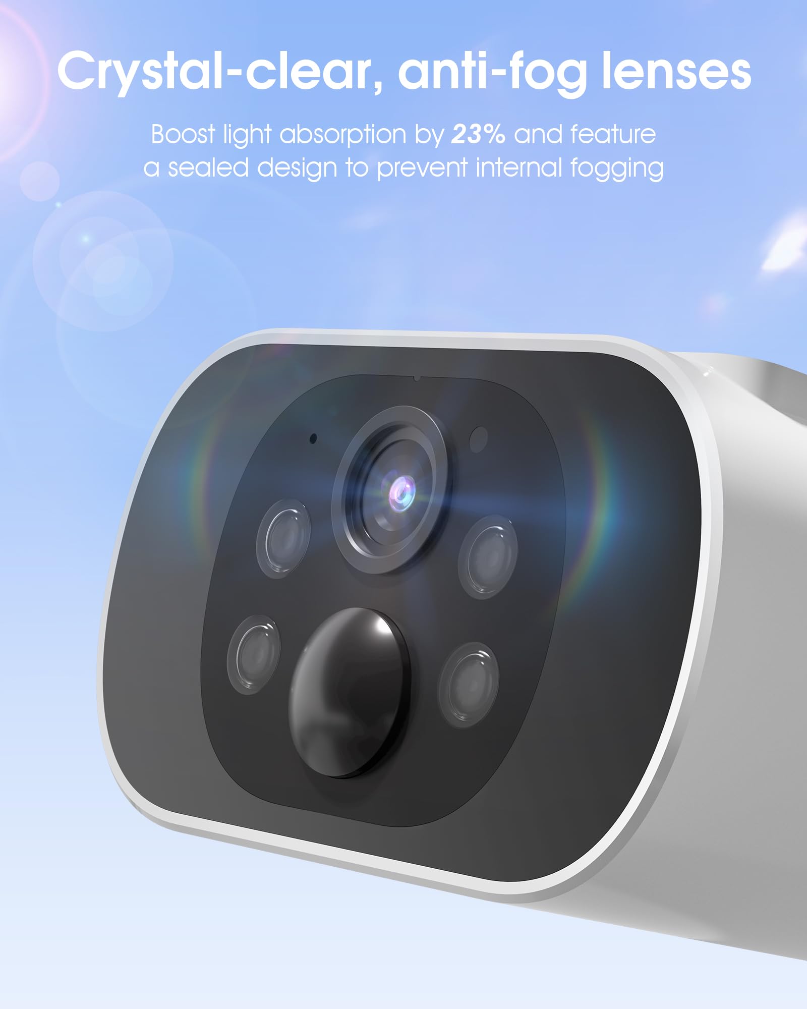 ARCCTV Solar Security Cameras Wireless Outdoor, 4 Cam-Kit, 4MP Solar Security Camera Wireless System, Color Night Vision, Motion Detection, No Monthly Fee, 32GB Memory Card