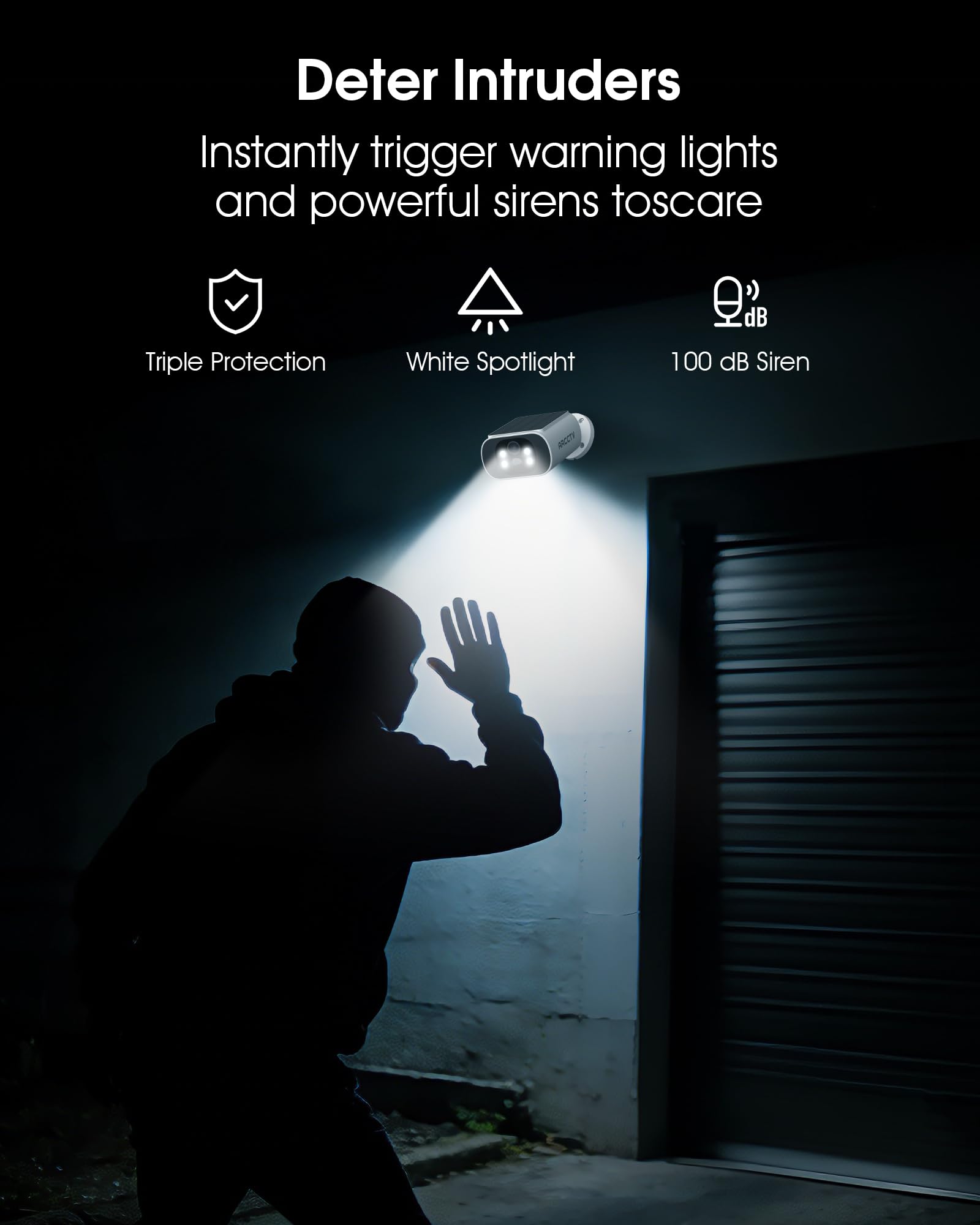 ARCCTV Solar Security Cameras Wireless Outdoor, 4 Cam-Kit, 4MP Solar Security Camera Wireless System, Color Night Vision, Motion Detection, No Monthly Fee, 32GB Memory Card