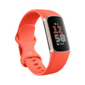 Fitbit Charge 6 Fitness Tracker with Google Apps, Built-in GPS, Heart Rate & 6-Month Premium – Gold/Coral