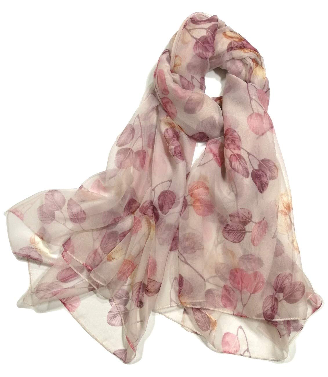 Shanlin Super Large Silk Feel Floral Scarves for Women in Gift Box