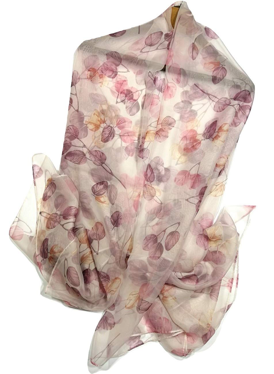 Shanlin Super Large Silk Feel Floral Scarves for Women in Gift Box