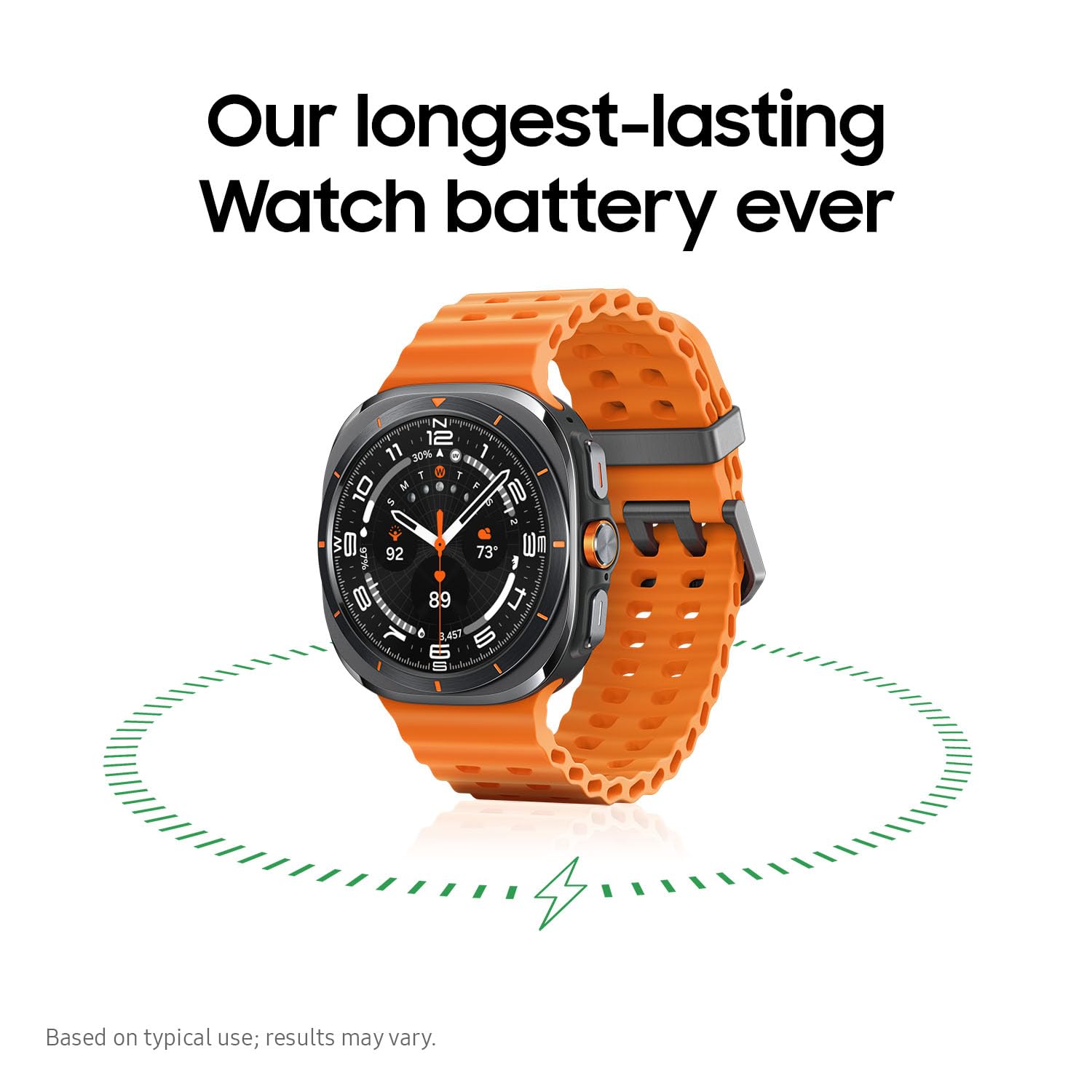 Samsung Galaxy Watch Ultra (2025) 47mm LTE Smartwatch, Titanium Casing, Advanced Sleep Coaching, Running Coach, Energy Score, Heart Rate Tracking, GPS, Titanium Blue [US Version, 2 Yr Warranty]
