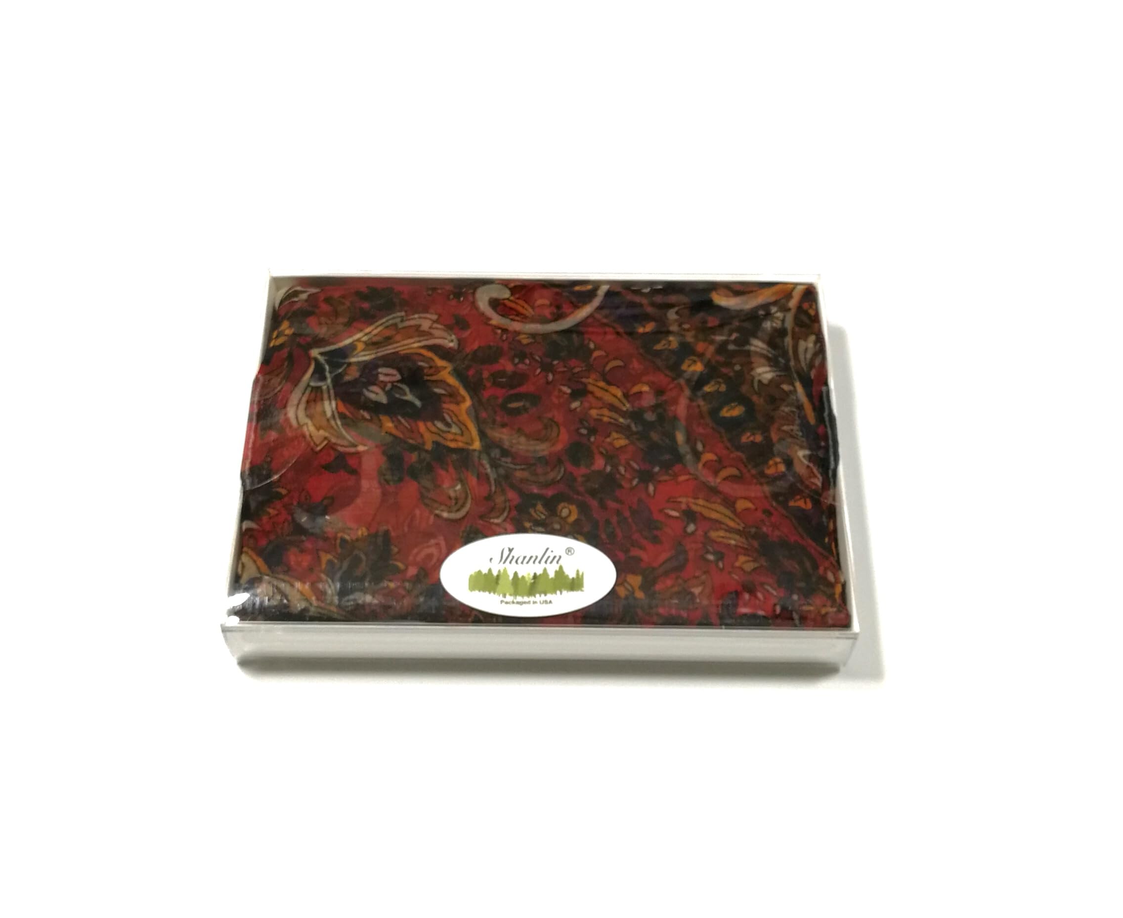 Shanlin Super Large Silk Feel Floral Scarves for Women in Gift Box