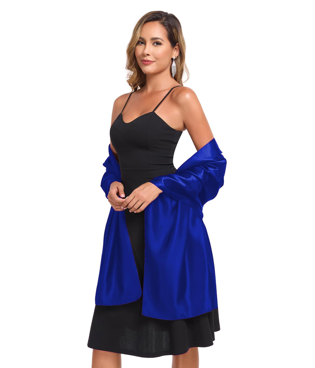 TONGFANTFL Shawls and Wraps for Evening Dresses Satin Women Long Scarf Wedding Guest Shawl