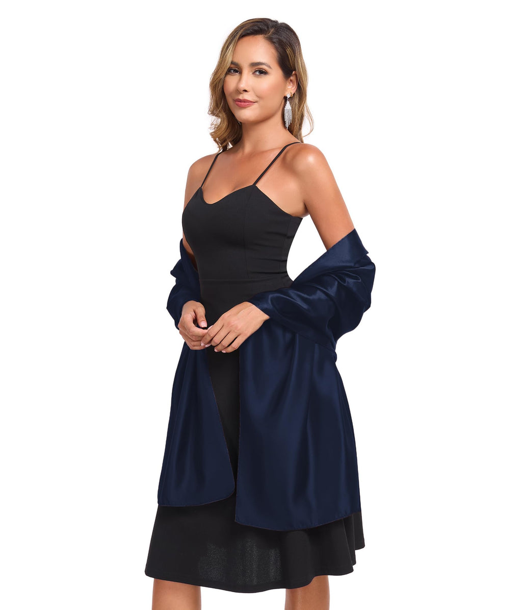 TONGFANTFL Shawls and Wraps for Evening Dresses Satin Women Long Scarf Wedding Guest Shawl