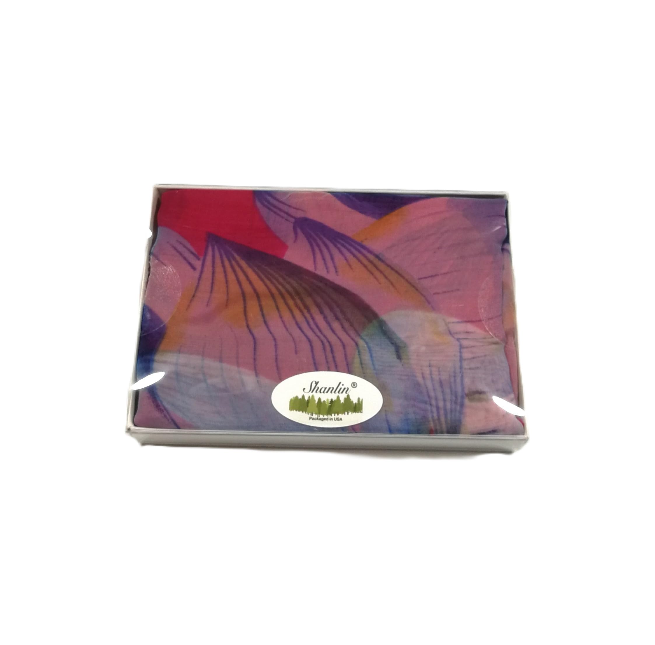 Shanlin Super Large Silk Feel Floral Scarves for Women in Gift Box