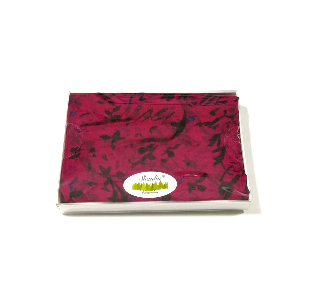Shanlin Super Large Silk Feel Floral Scarves for Women in Gift Box