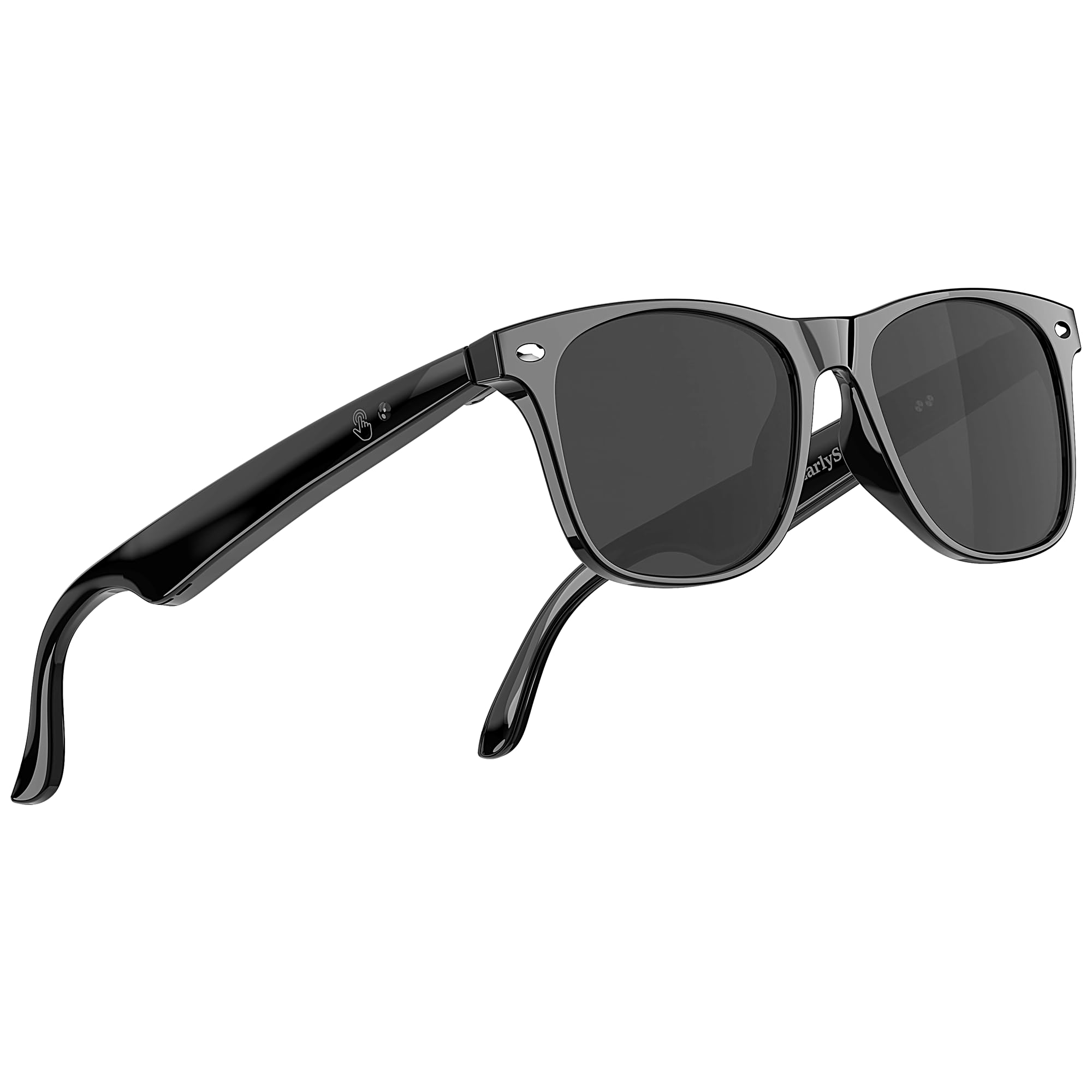 AI Smart Glasses with Chat GPT, AI Translation Glasses with 164 Language, Classic Aviator Sunglasses with Voice Assistant/AI Calling, IP65 Waterproof, Multifunctional Smart Glasses for Men Women