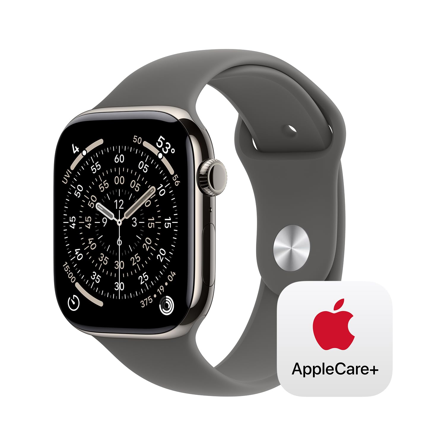 Apple Watch Series 11 [GPS 42mm] Smartwatch with Jet Black Aluminum Case with Black Sport Band - S/M. Sleep Score, Fitness Tracker, Health Monitoring, Always-On Display, Water Resistant