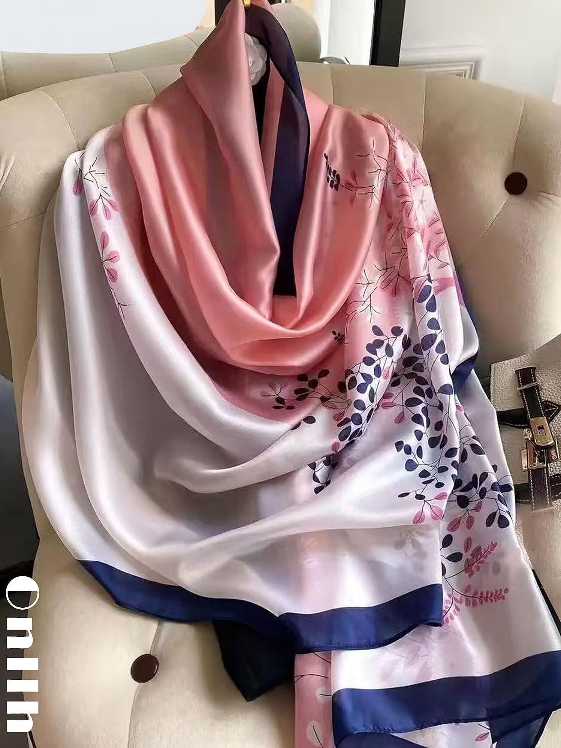 Large Shawl Scarf For Women Lightweight Wraps Silky Headscarf Long Sunscreen Scarfs T23