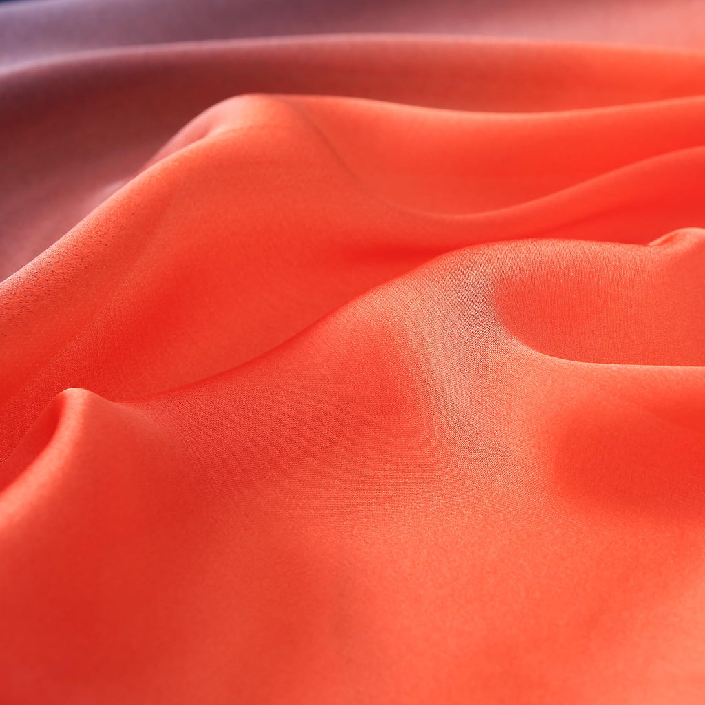 ZMC Long Silk Feeling Scarf 70 * 35", Gradient Scarf Sun-proof Shawl Wrap Headscarf for Women Spring Summer