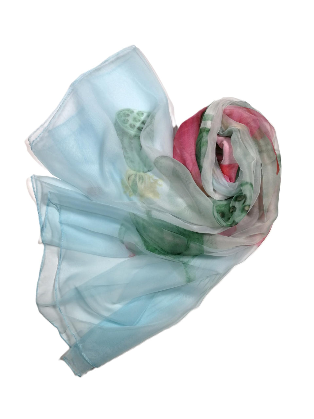 Shanlin Super Large Silk Feel Floral Scarves for Women in Gift Box
