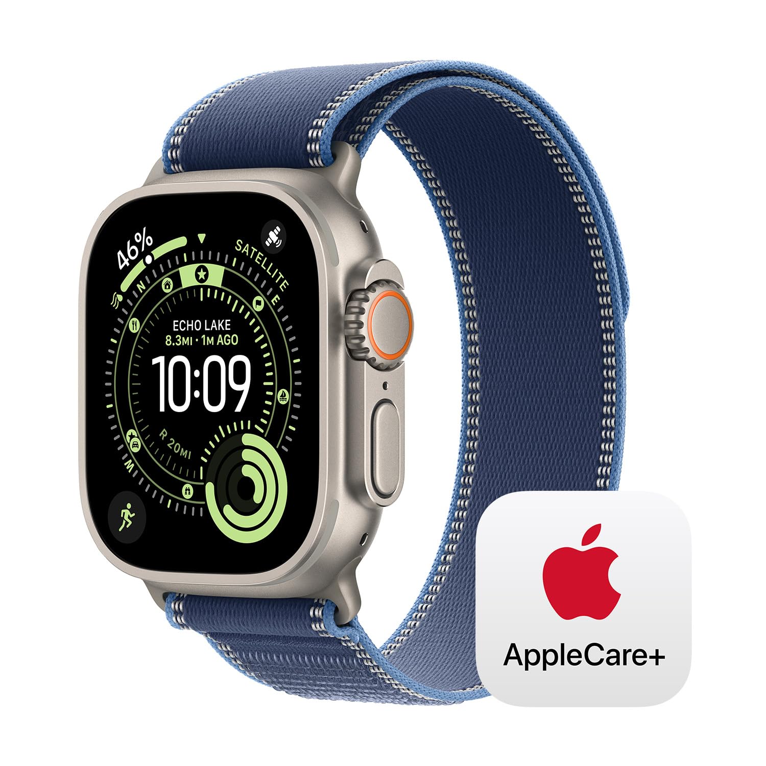 Apple Watch Ultra 3 [GPS + Cellular 49mm] Running & Multisport Smartwatch w/Rugged Titanium Case w/Black Ocean Band. Satellite Communications, Advanced Health & Fitness Tracking