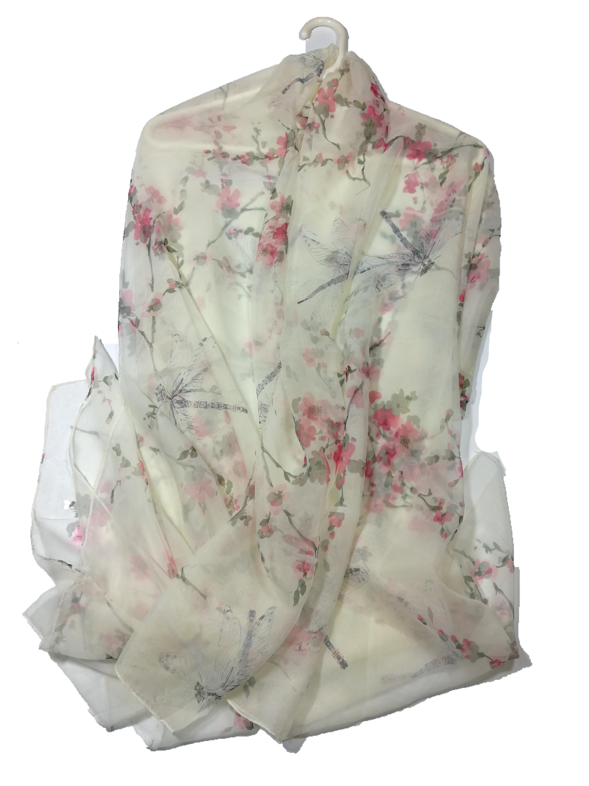 Shanlin Super Large Silk Feel Floral Scarves for Women in Gift Box