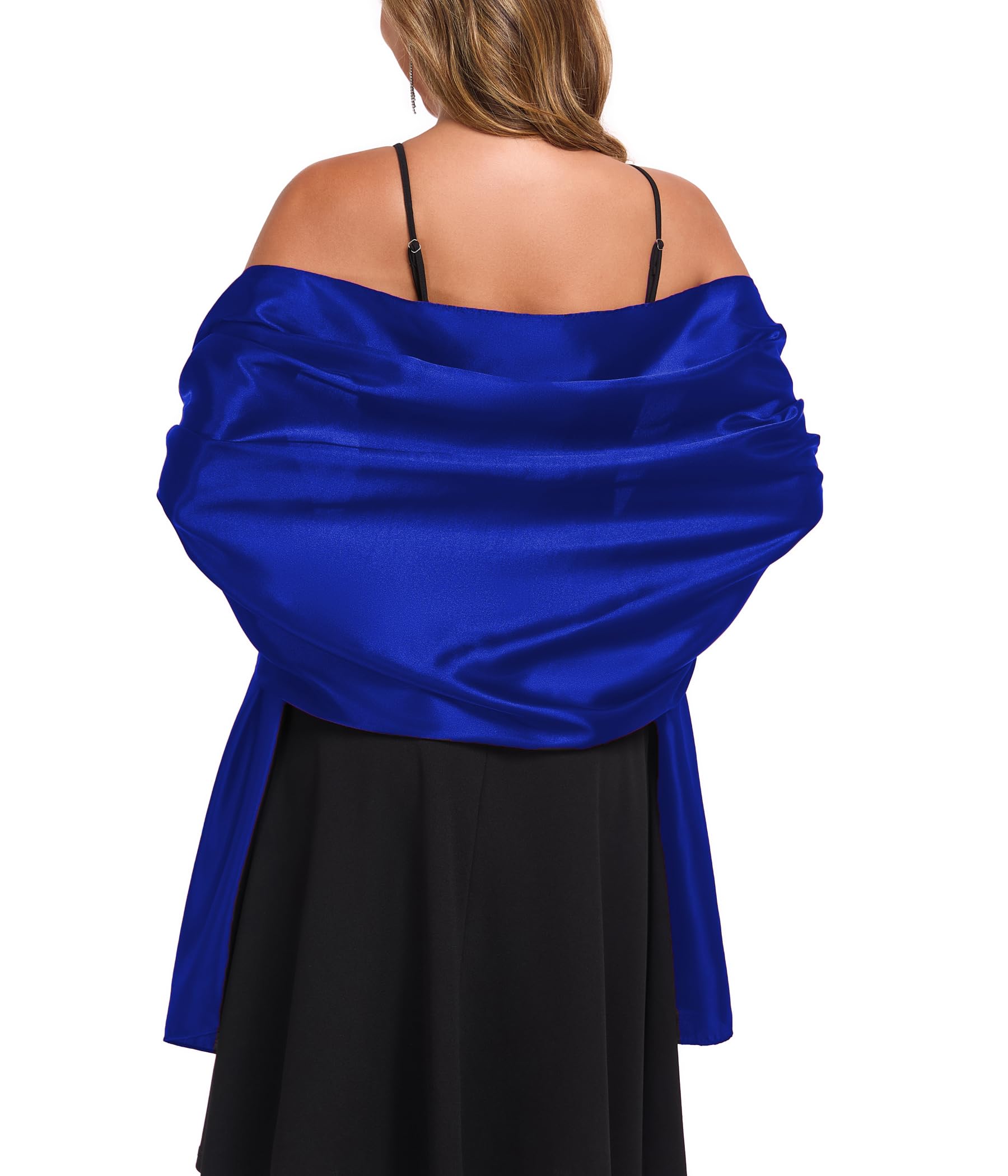 TONGFANTFL Shawls and Wraps for Evening Dresses Satin Women Long Scarf Wedding Guest Shawl