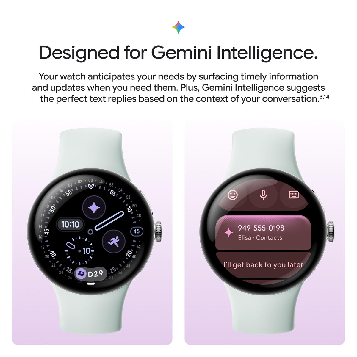 Google Pixel Watch 5 (41mm) - Android Smartwatch - Fog - Wi-Fi