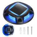 AGPTEK Solar Driveway Lights Outdoor 8 Pack, 2 Color Modes LED Deck Dock