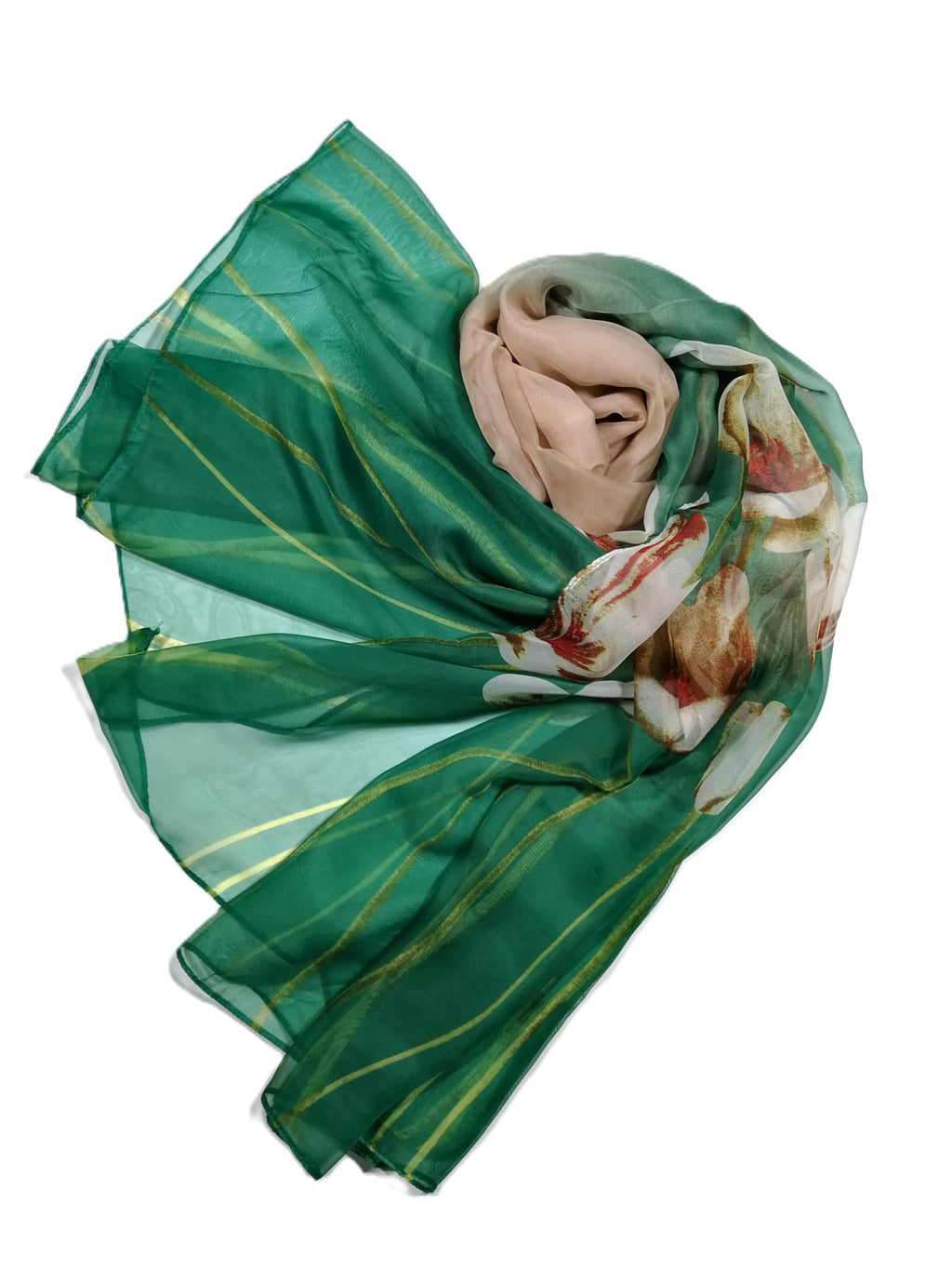 Shanlin Super Large Silk Feel Floral Scarves for Women in Gift Box
