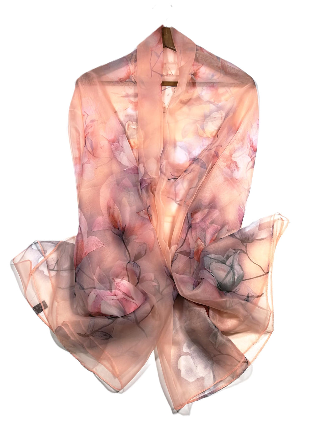 Shanlin Super Large Silk Feel Floral Scarves for Women in Gift Box