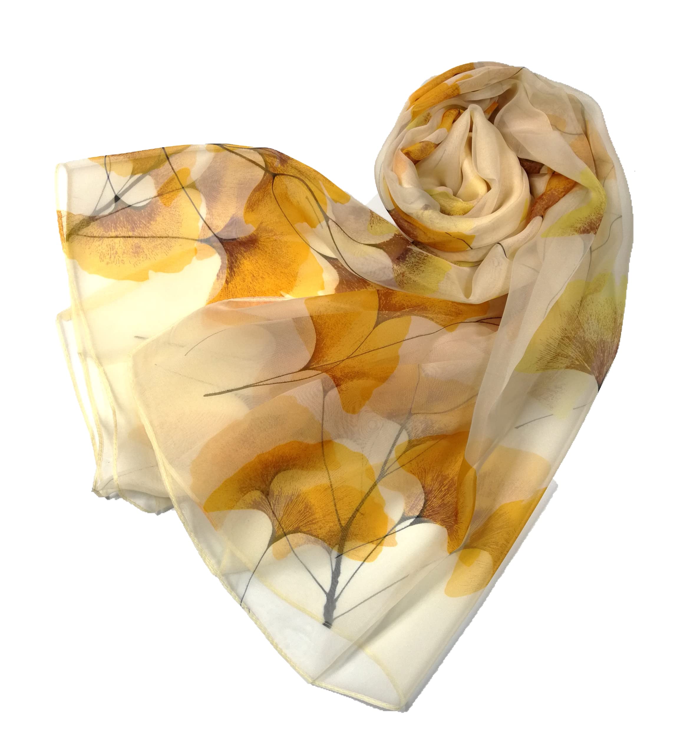 Shanlin Super Large Silk Feel Floral Scarves for Women in Gift Box