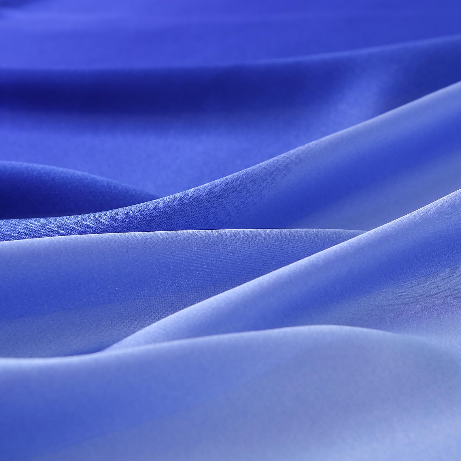 ZMC Long Silk Feeling Scarf 70 * 35", Gradient Scarf Sun-proof Shawl Wrap Headscarf for Women Spring Summer