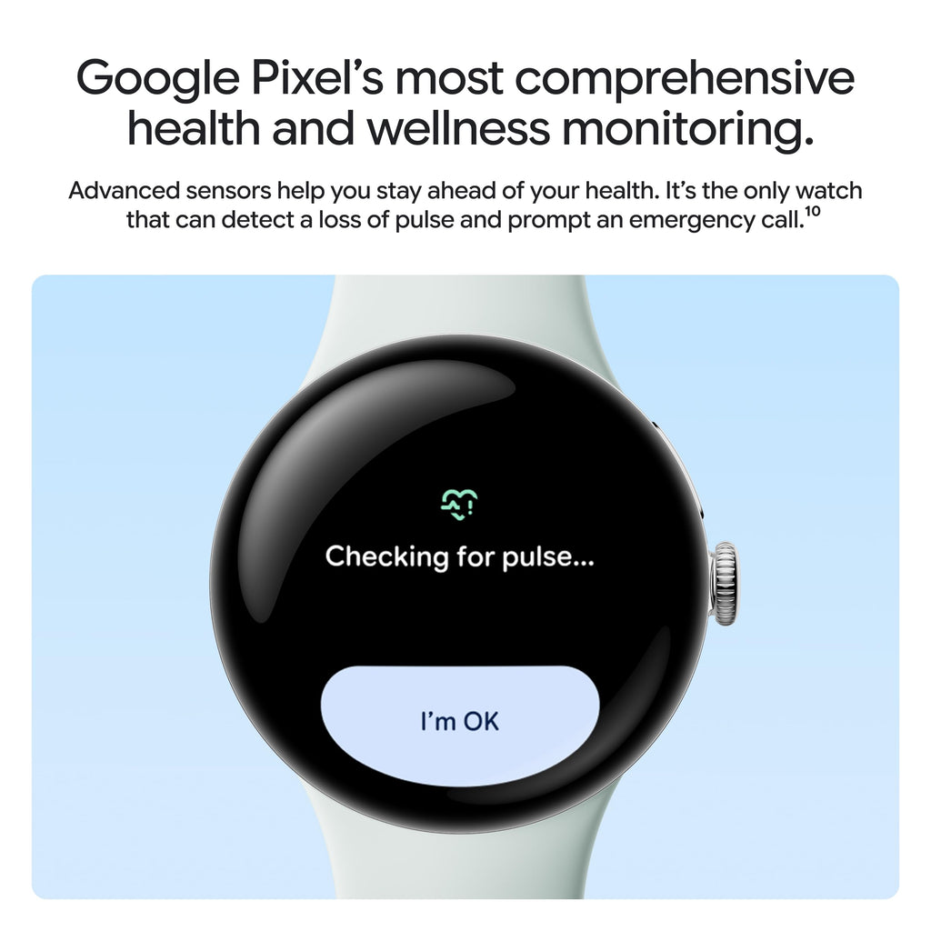 Google Pixel Watch 5 (41mm) - Android Smartwatch - Fog - Wi-Fi