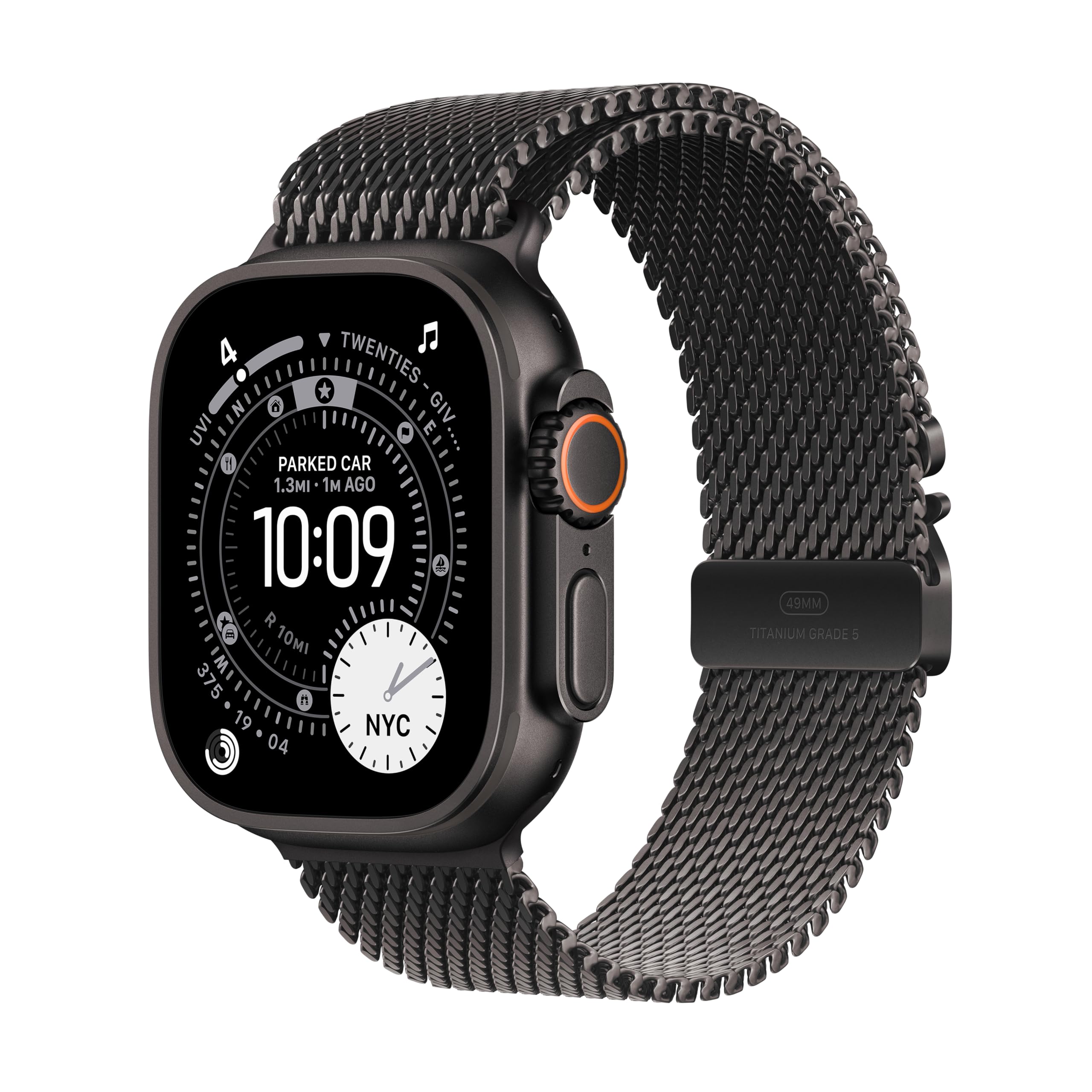 Apple Watch Ultra 3 [GPS + Cellular 49mm] Running & Multisport Smartwatch w/Rugged Titanium Case w/Black Ocean Band. Satellite Communications, Advanced Health & Fitness Tracking