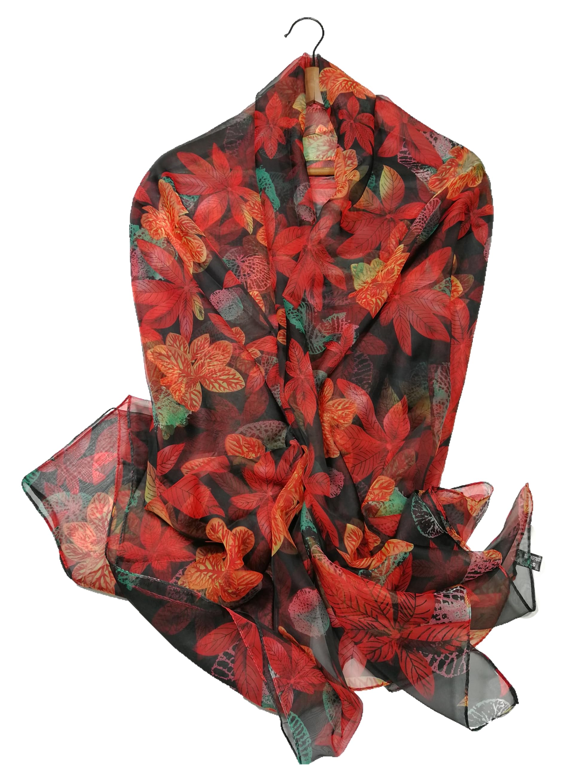 Shanlin Super Large Silk Feel Floral Scarves for Women in Gift Box