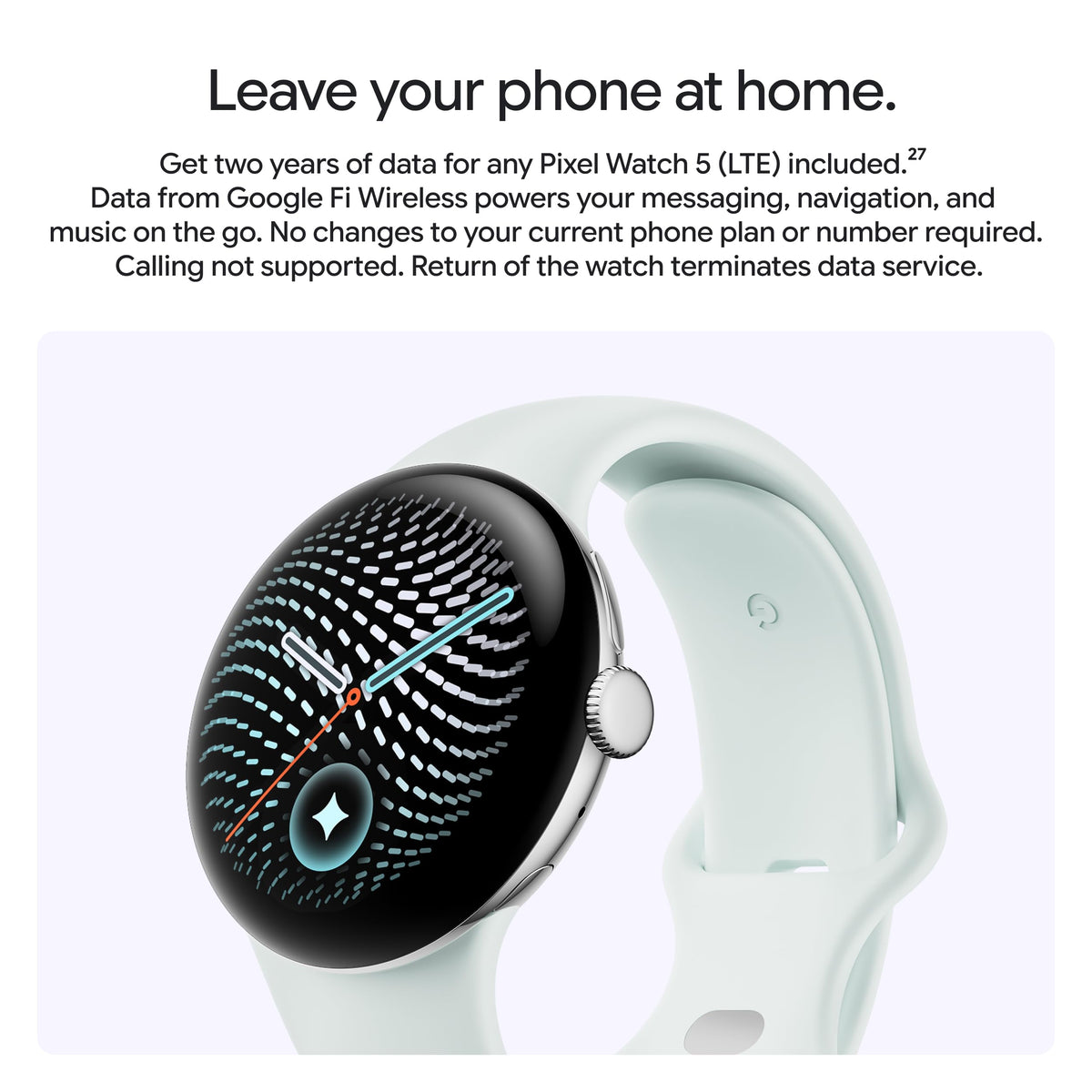 Google Pixel Watch 5 (41mm) - Android Smartwatch - Fog - Wi-Fi
