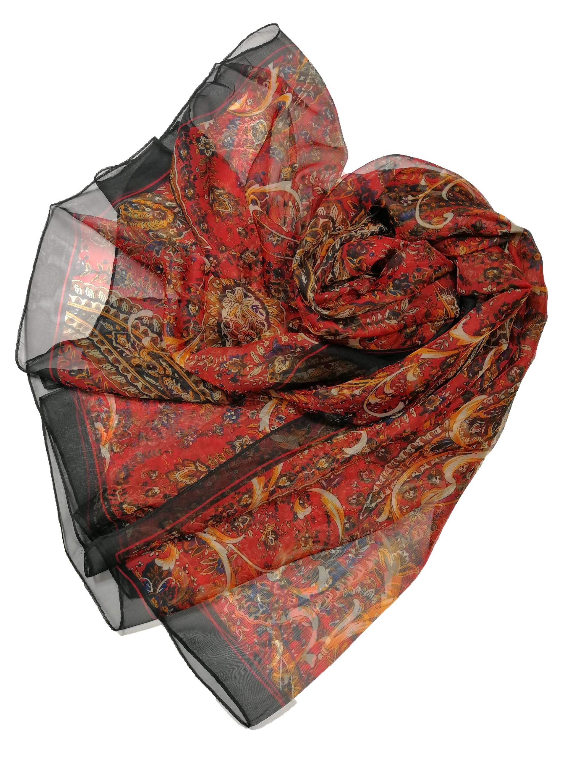 Shanlin Super Large Silk Feel Floral Scarves for Women in Gift Box