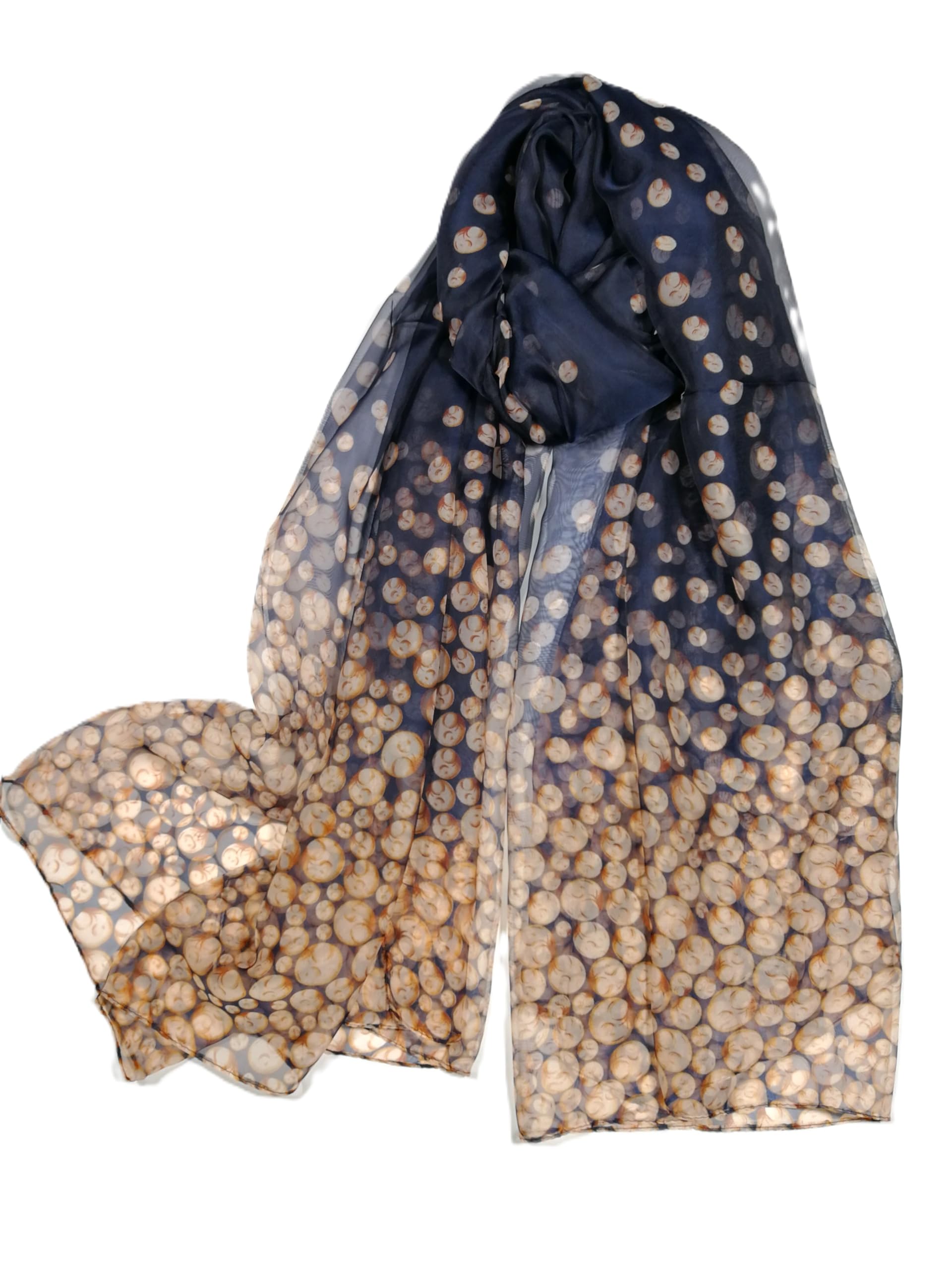 Shanlin Super Large Silk Feel Floral Scarves for Women in Gift Box