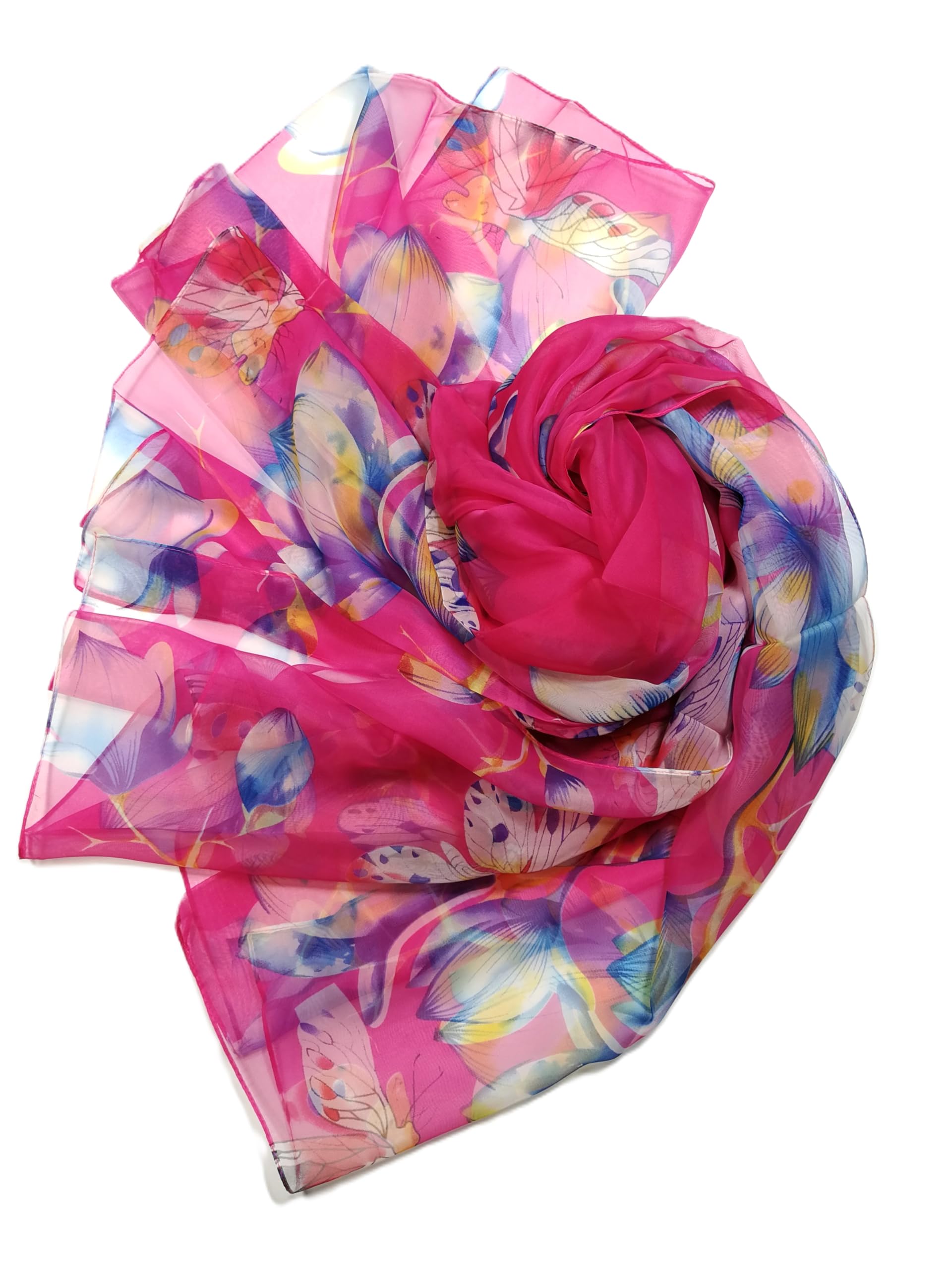 Shanlin Super Large Silk Feel Floral Scarves for Women in Gift Box