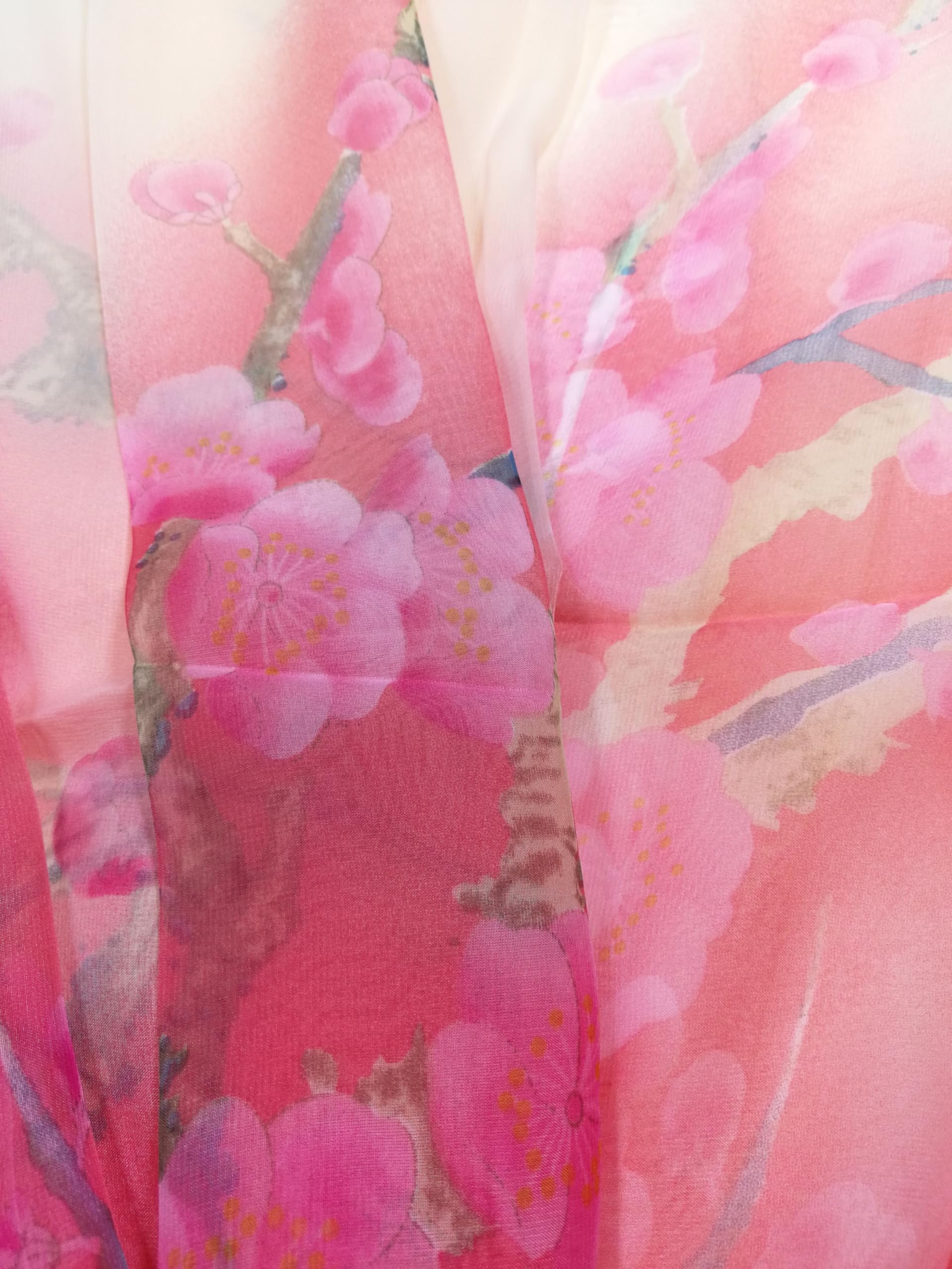 Shanlin Super Large Silk Feel Floral Scarves for Women in Gift Box