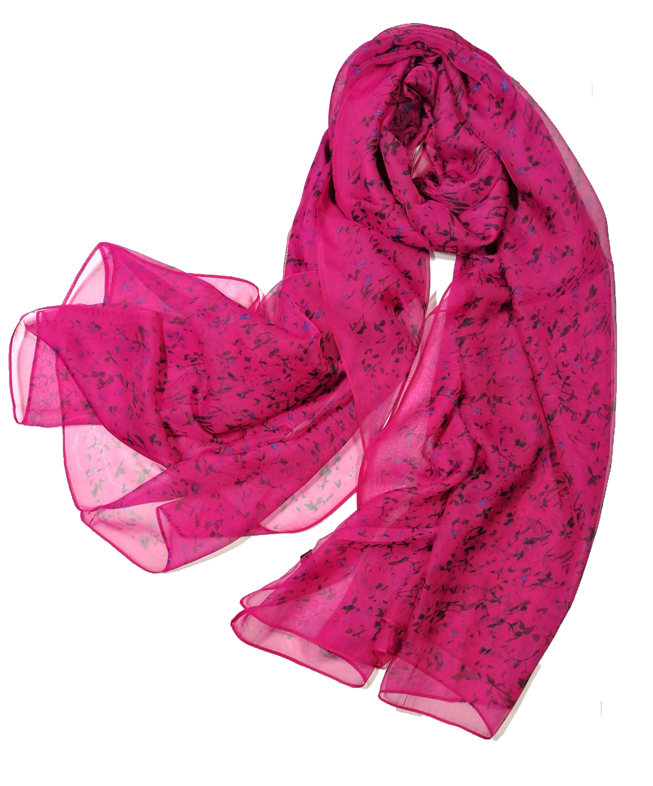 Shanlin Super Large Silk Feel Floral Scarves for Women in Gift Box