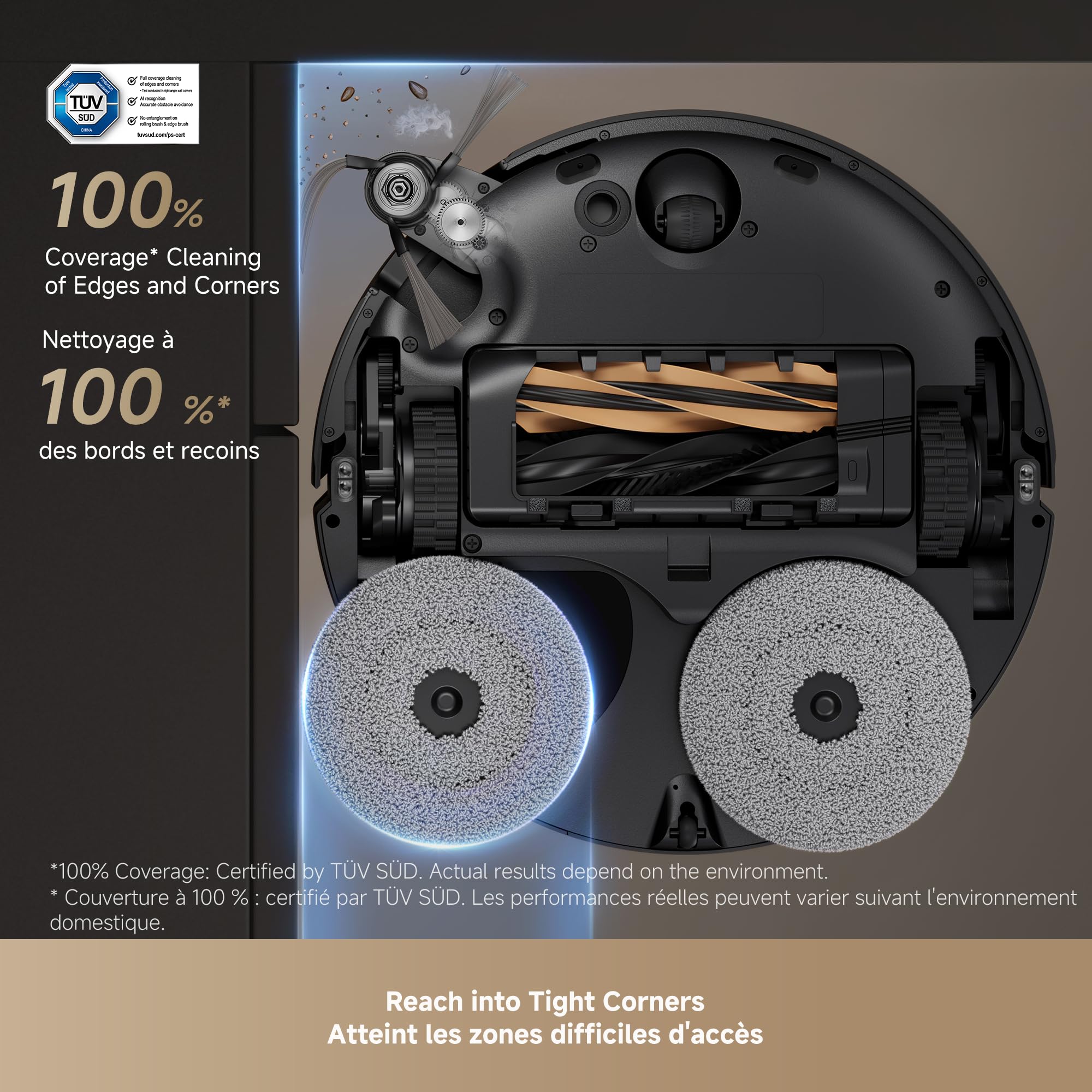 DREAME X50 Ultra White Robot Vacuum and Mop with Auto-Empty and Mop Self-Cleaning, 20,000Pa Suction, Obstacle Avoidance and 360° Navigation, Corner to Edge Deep Cleaning, Detangling Brush