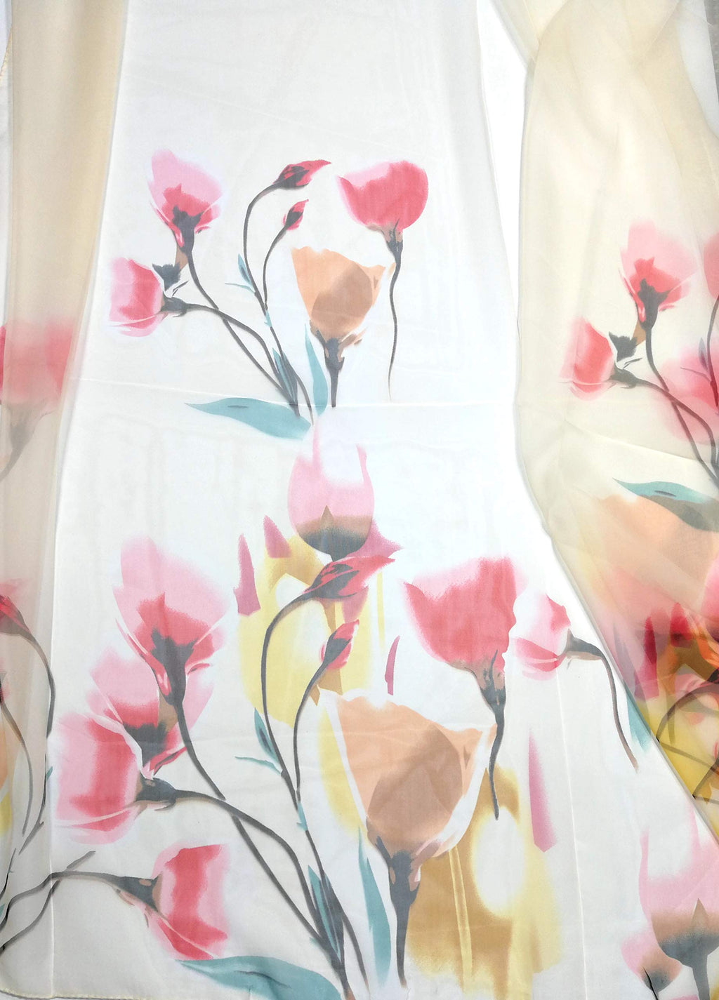 Shanlin Super Large Silk Feel Floral Scarves for Women in Gift Box