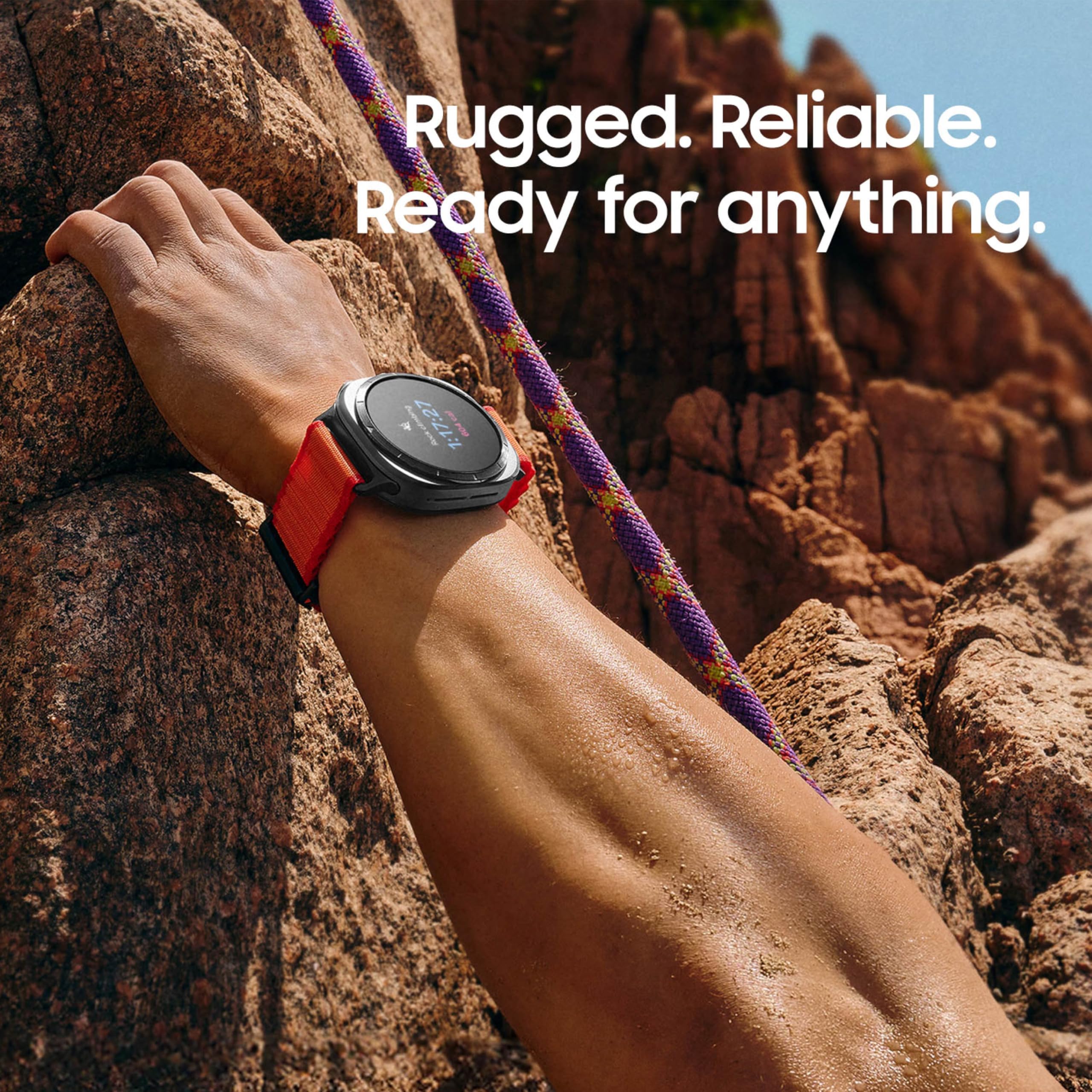 Samsung Galaxy Watch Ultra (2025) 47mm LTE Smartwatch, Titanium Casing, Advanced Sleep Coaching, Running Coach, Energy Score, Heart Rate Tracking, GPS, Titanium Blue [US Version, 2 Yr Warranty]