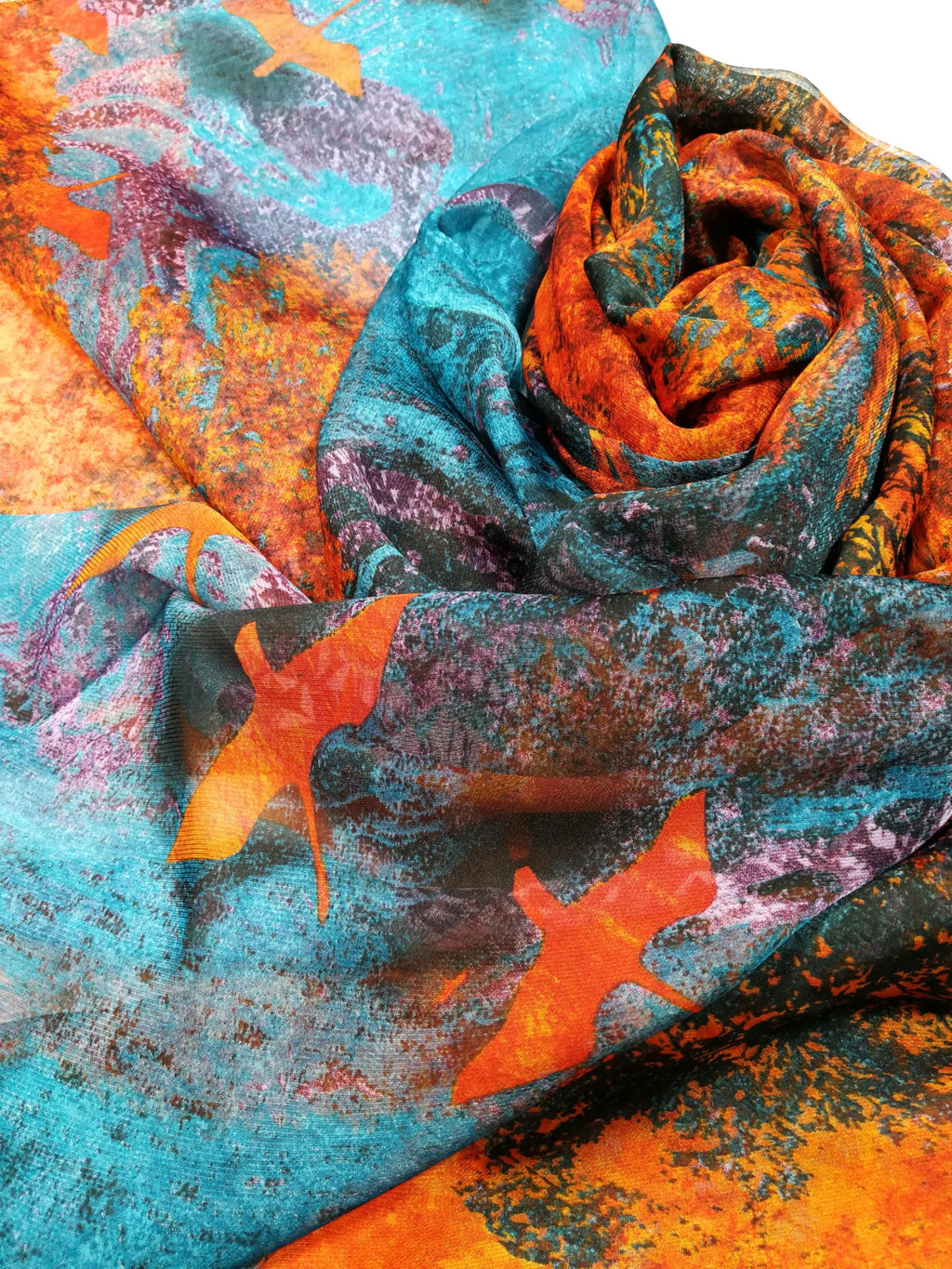 Shanlin Super Large Silk Feel Floral Scarves for Women in Gift Box