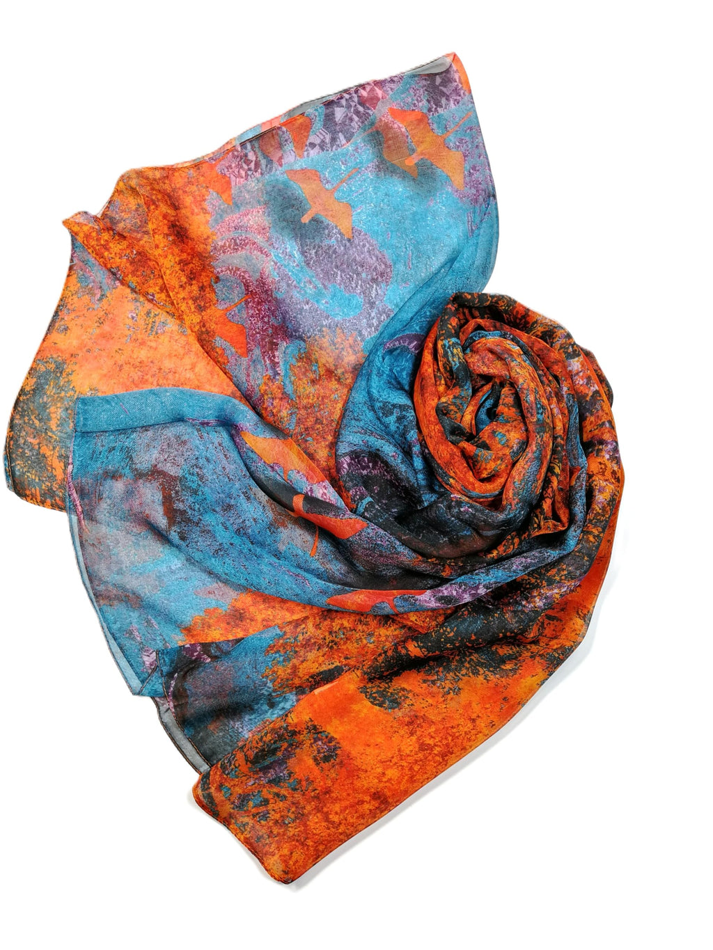 Shanlin Super Large Silk Feel Floral Scarves for Women in Gift Box